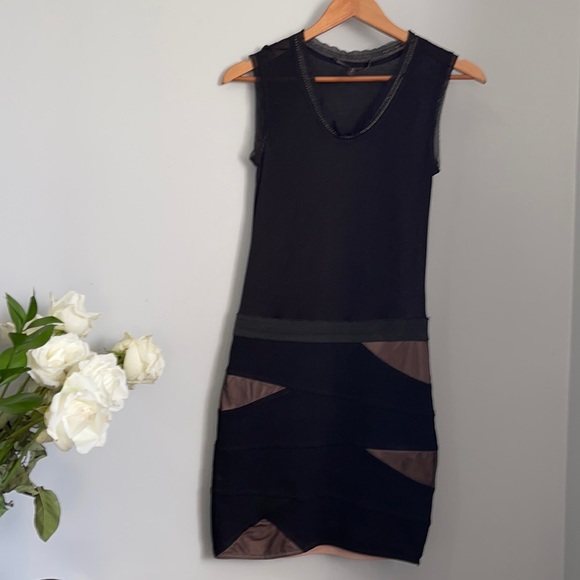 BCGBMaxazria Black Mini Dress - Picture 1 of 6
